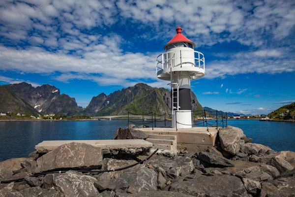 Lofoten is an archipelago in the county of Nordland — Stock Photo, Image