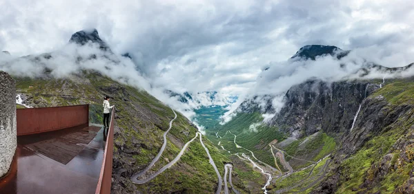 Aussicht auf die Trollstraße — Stockfoto