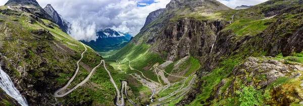 Troll yolu dağ yolu — Stok fotoğraf