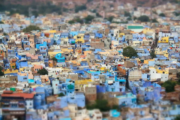 Objectif Basculement Jodhpur Également Ville Bleue Est Deuxième Grande Ville — Photo