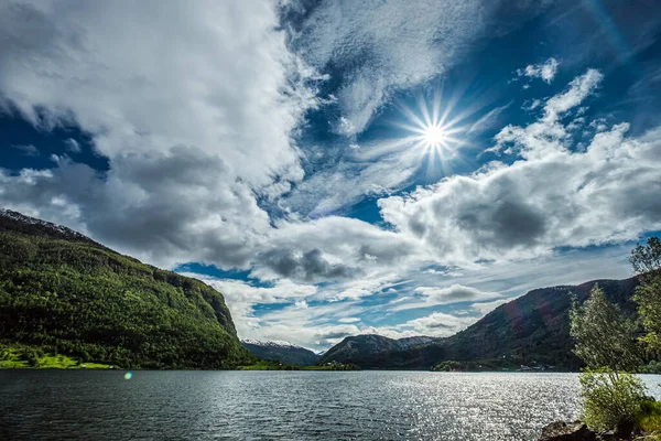 Prachtige Natuur Noorwegen Natuurlijk Landschap — Stockfoto