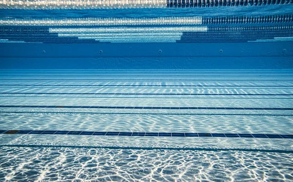 Olympisches Schwimmbad Unter Wasser — Stockfoto