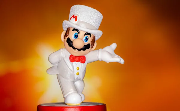 Mosca Russia Agosto 2020 Super Mario Bros Personaggio Figura Super — Foto Stock