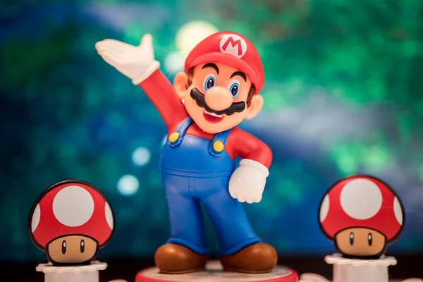 Moscow Russia Augustus 2020 Super Mario Bros Figuur Karakter Super — Stockfoto