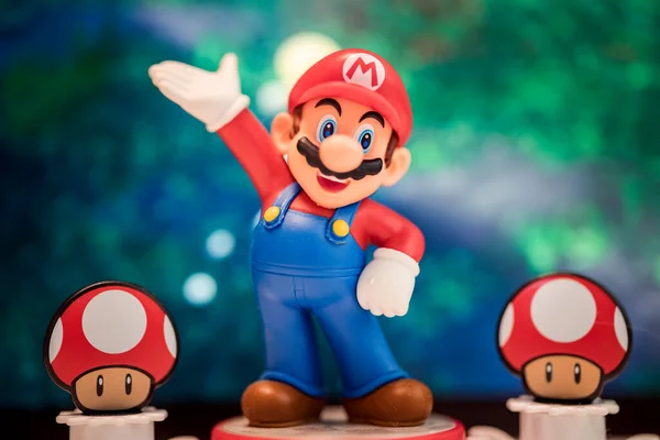 Moscow Russia August 2020 Super Mario Bros Figure Character Super — Stock Photo, Image