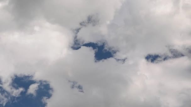 Timelapse Van Blauwe Lucht Bewegende Wolken — Stockvideo