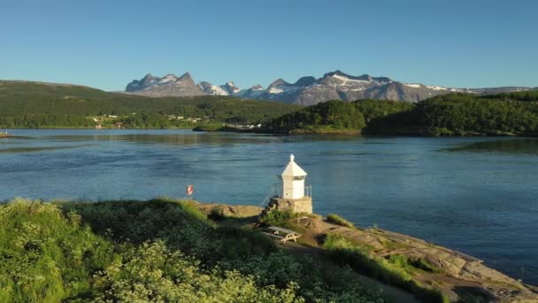 Piękna Przyroda Krajobraz Norwegii Kąpielisko Wirowe Saltstraumen Nordland Norwegia — Wideo stockowe