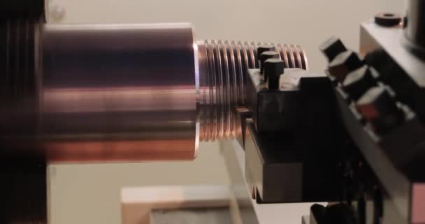 Fraiseuse Cnc Travail Des Métaux Découpe Métal Technologie Traitement Moderne — Video