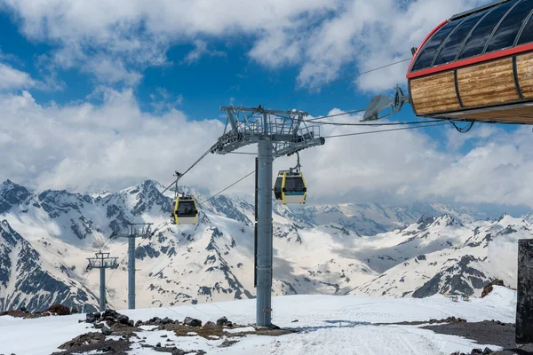 Téléphérique Sur Vallée Ski — Photo