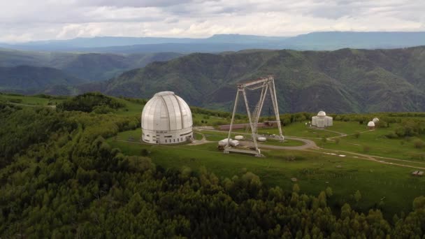 Spezielle Wissenschaftliche Astrophysikalische Sternwarte Astronomisches Zentrum Für Bodengestützte Beobachtungen Des — Stockvideo