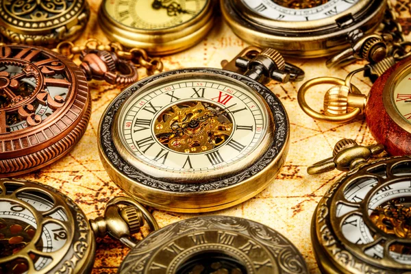 Vintage orologio da tasca — Foto Stock