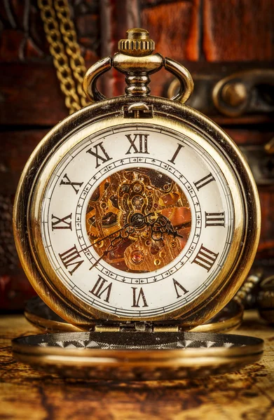 Vintage orologio da tasca — Foto Stock