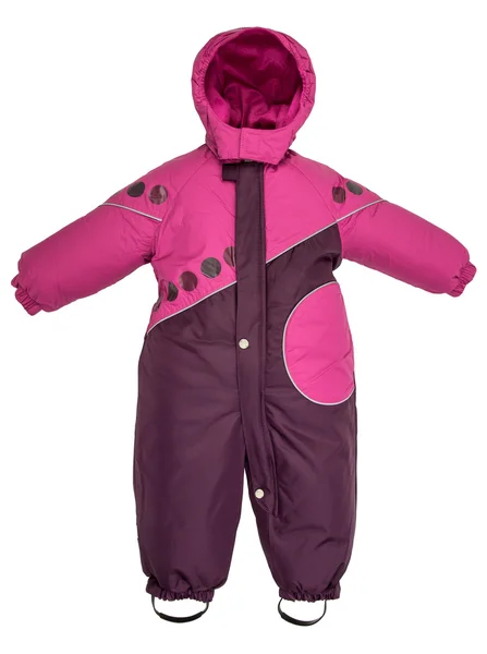 Barn snowsuit falla — Stockfoto