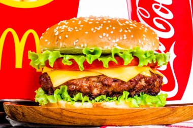 McDonald's gıdaMcDonald's żywności.