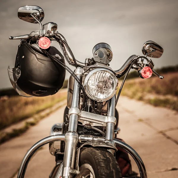 Motocicleta na estrada — Fotografia de Stock