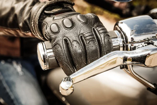 Guantes de carreras de motocicletas — Foto de Stock