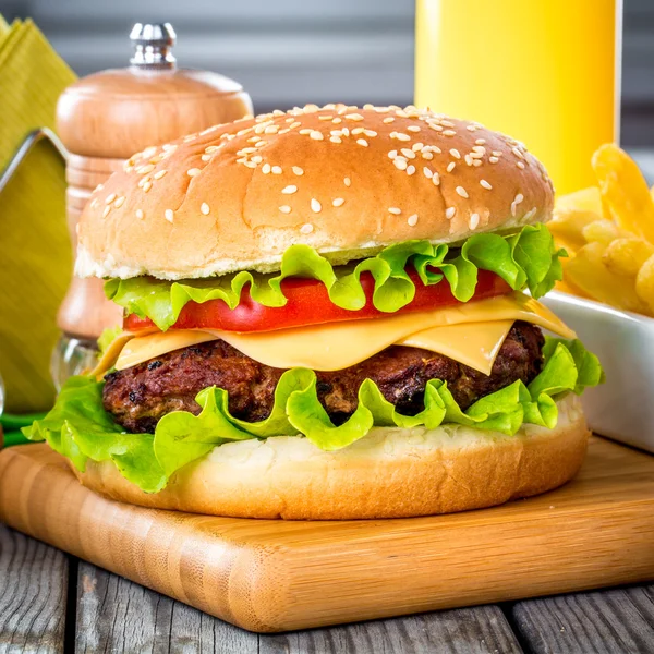 Burger — Stockfoto