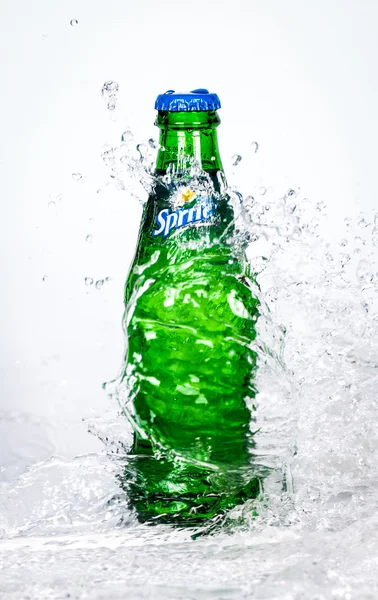 Bottiglia Bevanda analcolica Sprite — Foto Stock