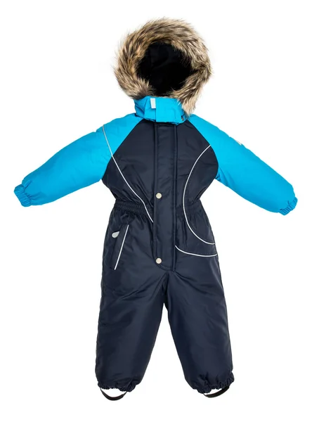 Childrens snowsuit fall — Stock Photo, Image