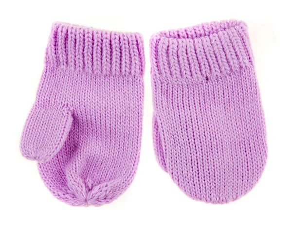 Children's autumn-winter mittens — Stock Photo, Image