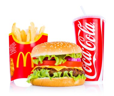 McDonald's gıdaMcDonald's żywności.