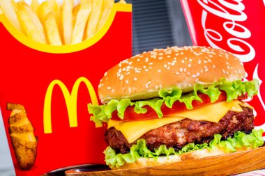 McDonald's gıdaMcDonald's żywności.
