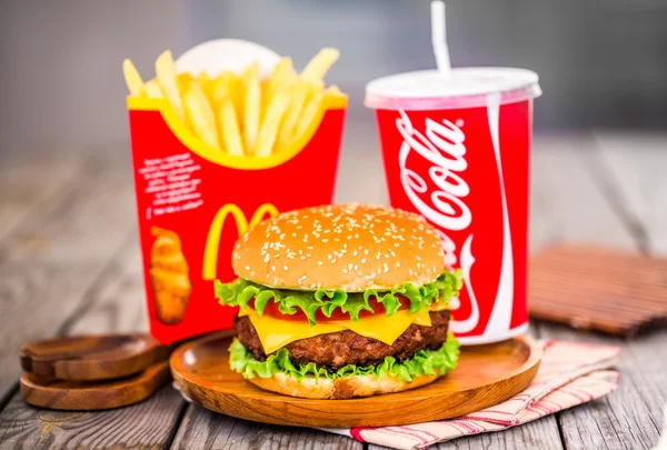 Comida do McDonald 's . — Fotografia de Stock