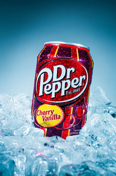 Dr Pepper Cherry Vanilla. — Stock Photo, Image