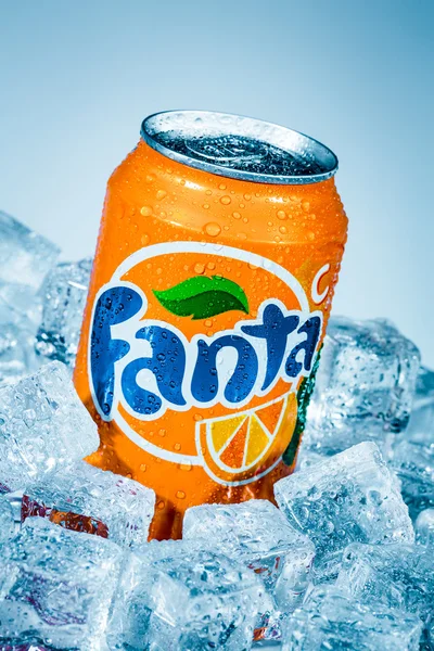 Fanta narancs is — Stock Fotó