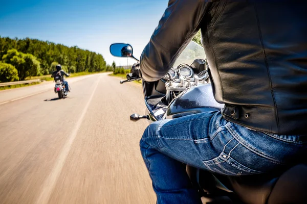 Bikers Vista en primera persona — Foto de Stock