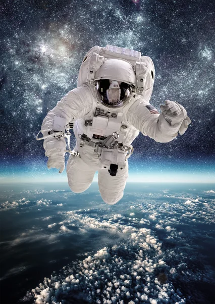 Astronaut in outer space — Stock Photo, Image