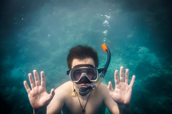 Snorkeler — Foto Stock