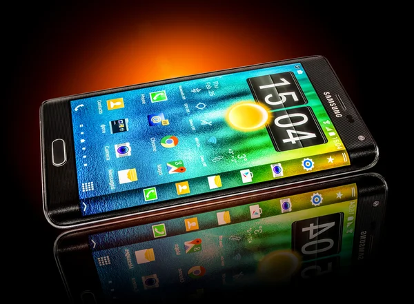 Samsung Galaxy Uwaga krawędzi — Zdjęcie stockowe