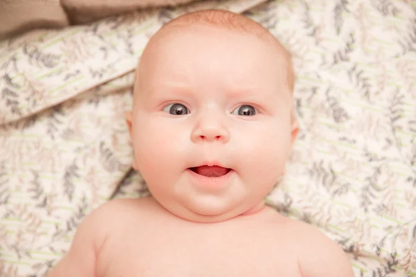 Bebé niña de dos meses niña — Foto de Stock