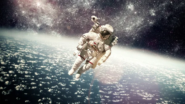 Astronaut im Weltraum — Stockfoto