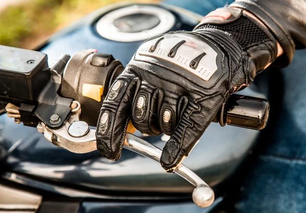 Guantes de carreras de motocicletas — Foto de Stock