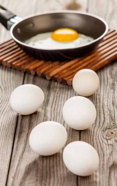 Gebakken eieren — Stockfoto
