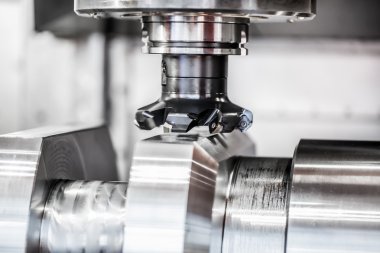 Metal işleme Cnc freze makinesi.