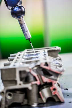 Metal işleme Cnc freze makinesi.