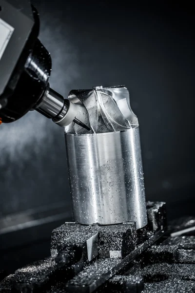 Máquina de trituração CNC para metalurgia . — Fotografia de Stock