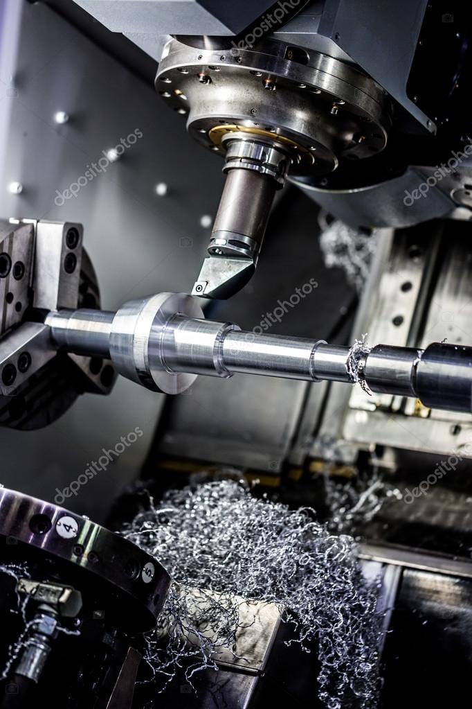 Metalworking CNC milling machine. — Stock Photo © cookelma 73841467