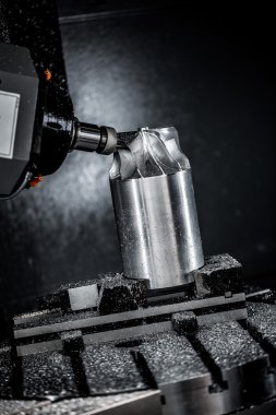 Metal işleme Cnc freze makinesi.