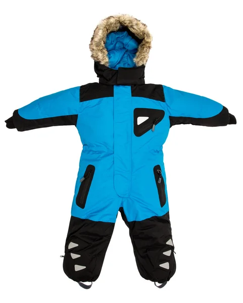 Childrens snowsuit fall — Stock Photo, Image