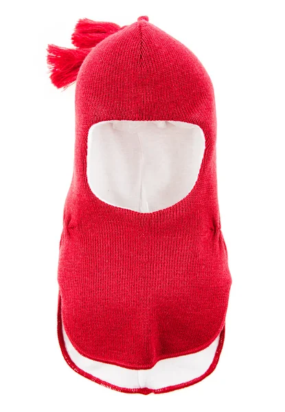 Kask bir delik kar maskesi çocuk şapka — Stok fotoğraf