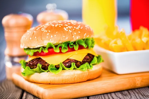 Burger — Stockfoto