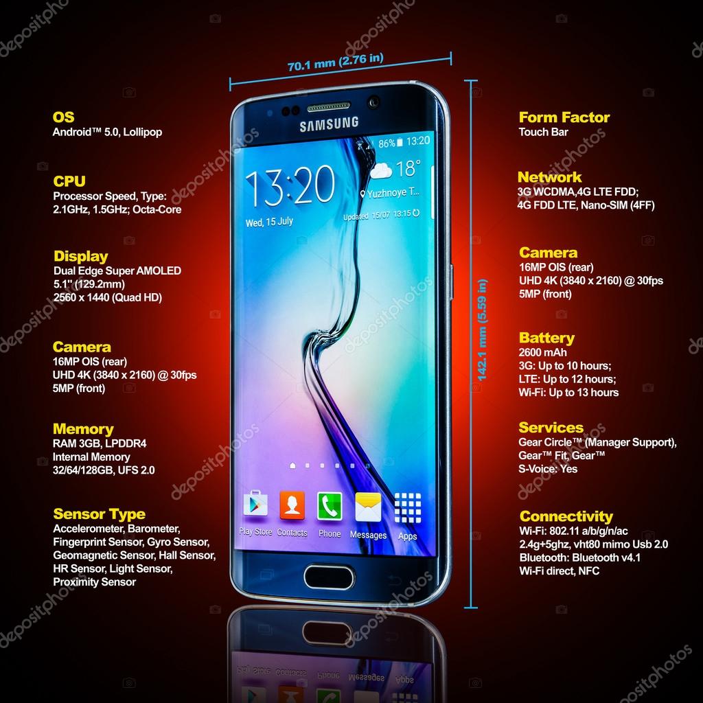 tweeling idee Verlichting Samsung Galaxy S6 Edge – Stock Editorial Photo © cookelma #81508186