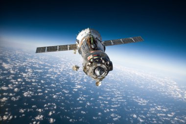 Dünya gezegeni üzerinde Soyuz Uzay aracı