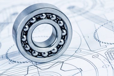 Bilya yatakları üzerinde teknik resim