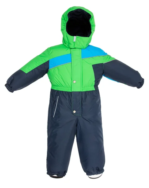 Childrens snowsuit fall — Stock Photo, Image