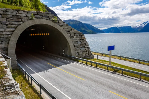 Дорога Норвегии — стоковое фото